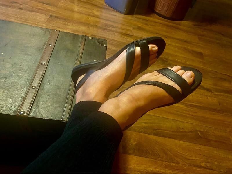 Feet with shoes for fap 