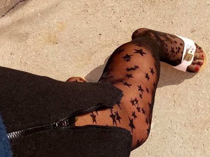 Feet with shoes for fap 