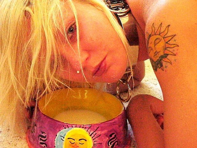 Young Urinal with piercings