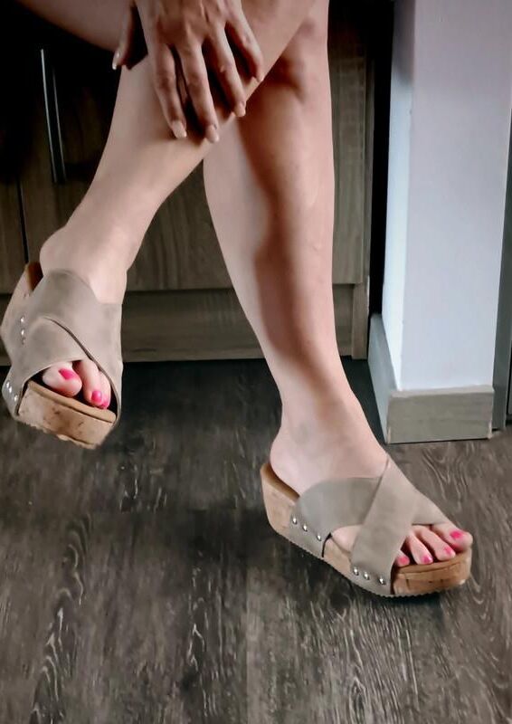 Feet with shoes for fap 