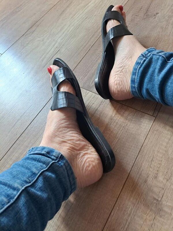 Feet with shoes for fap 