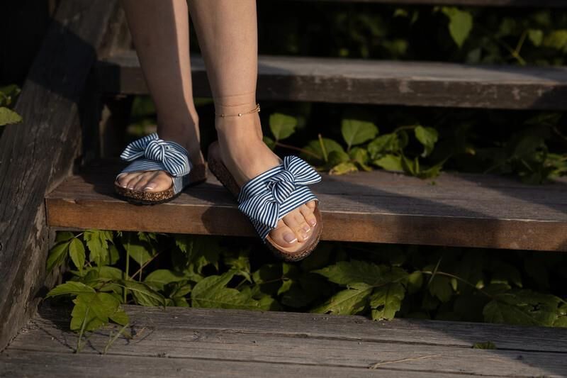 Feet with shoes for fap 