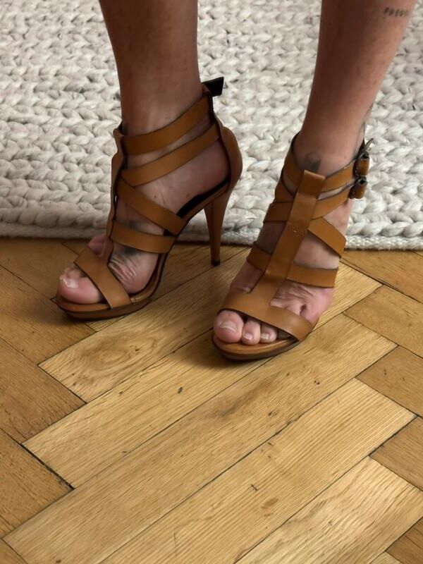 Feet with shoes for fap 