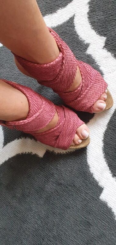 Feet with shoes for fap 