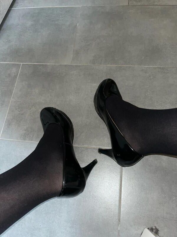 Feet with shoes for fap 
