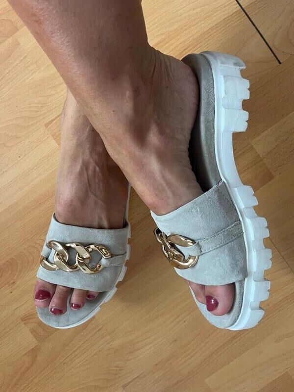 Feet with shoes for fap 