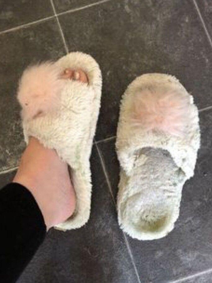 Feet with shoes for fap 