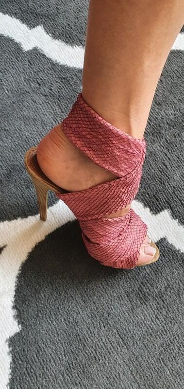 Feet with shoes for fap 