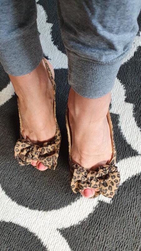 Feet with shoes for fap 