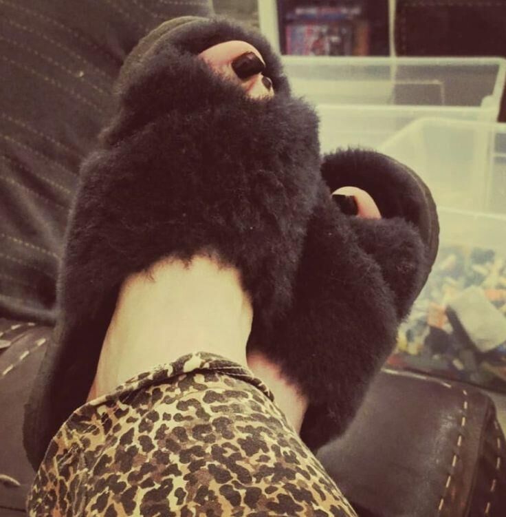 Feet with shoes for fap 