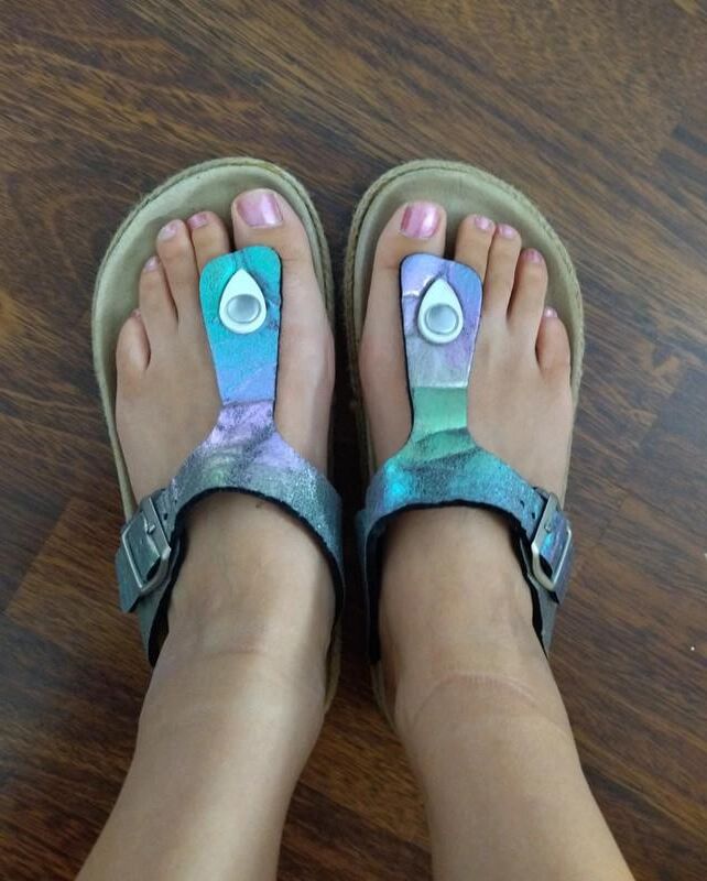 Feet with shoes for fap 