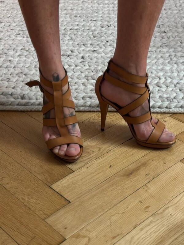 Feet with shoes for fap 