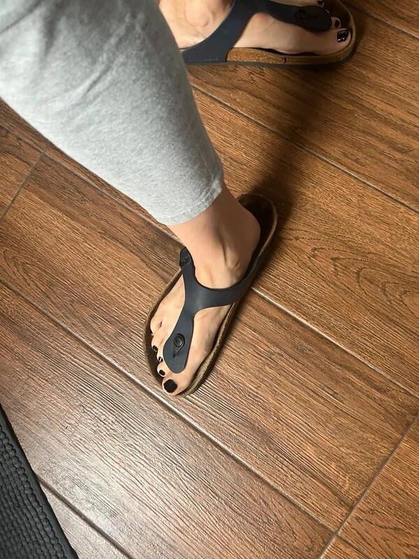 Feet with shoes for fap 