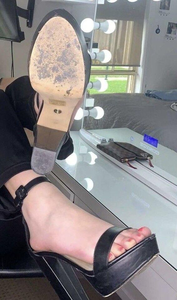 Feet with shoes for fap 