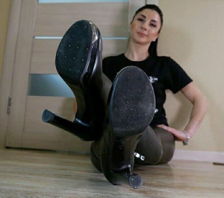 Feet with shoes for fap 