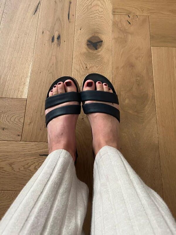 Feet with shoes for fap 
