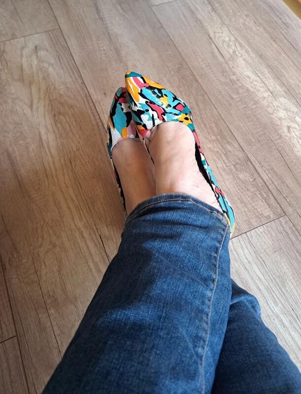 Feet with shoes for fap 