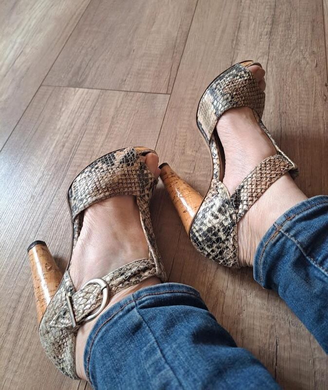 Feet with shoes for fap 