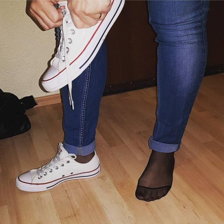Feet with shoes for fap 