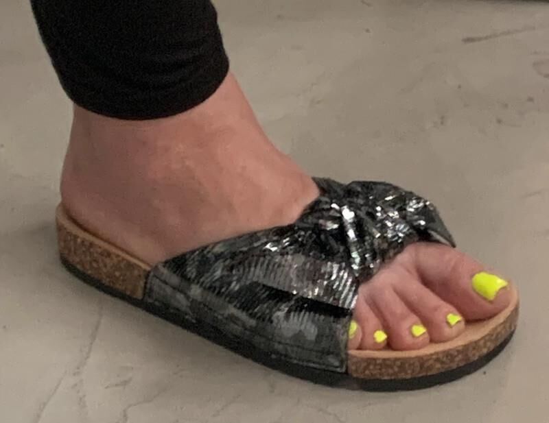 Feet with shoes for fap 