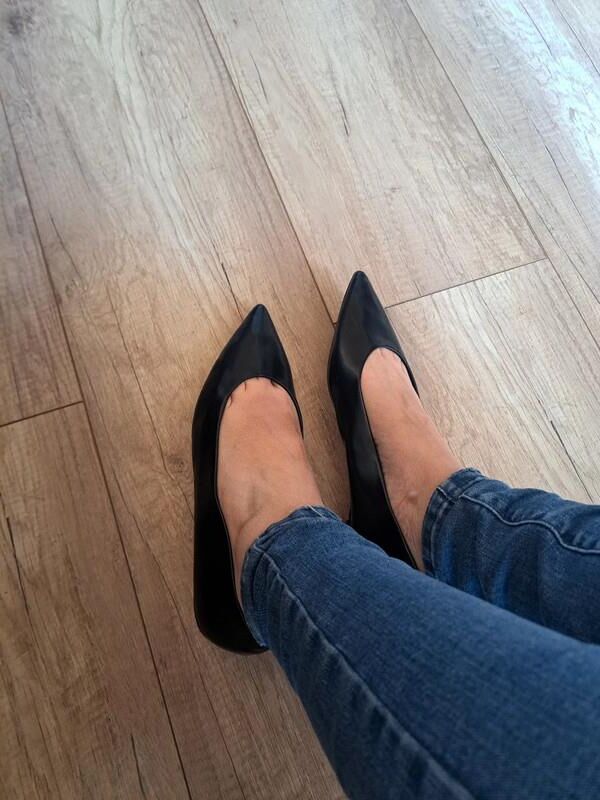 Feet with shoes for fap 