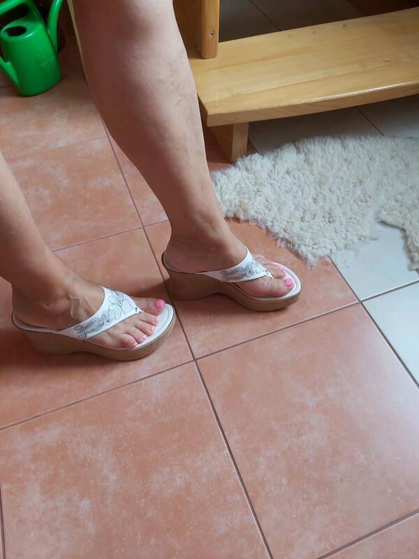 Feet with shoes for fap 