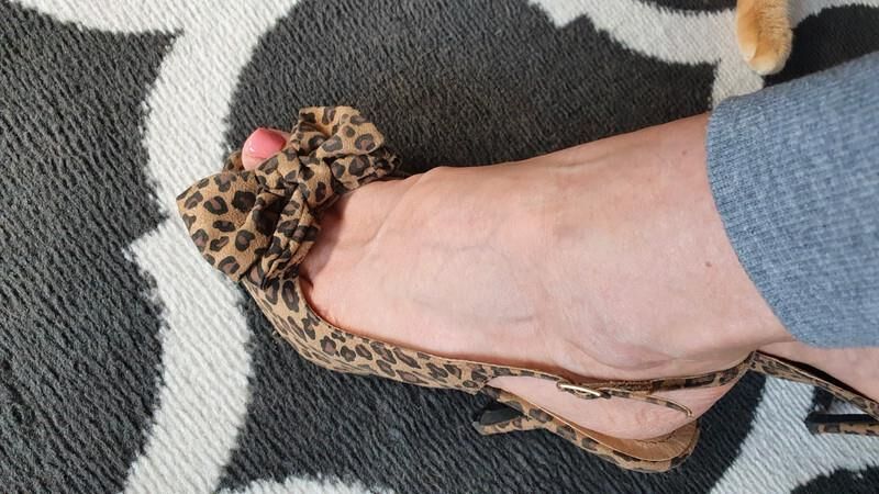 Feet with shoes for fap 