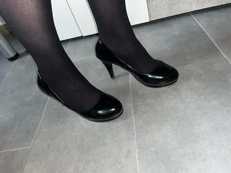 Feet with shoes for fap 
