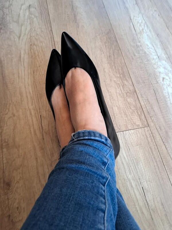 Feet with shoes for fap 