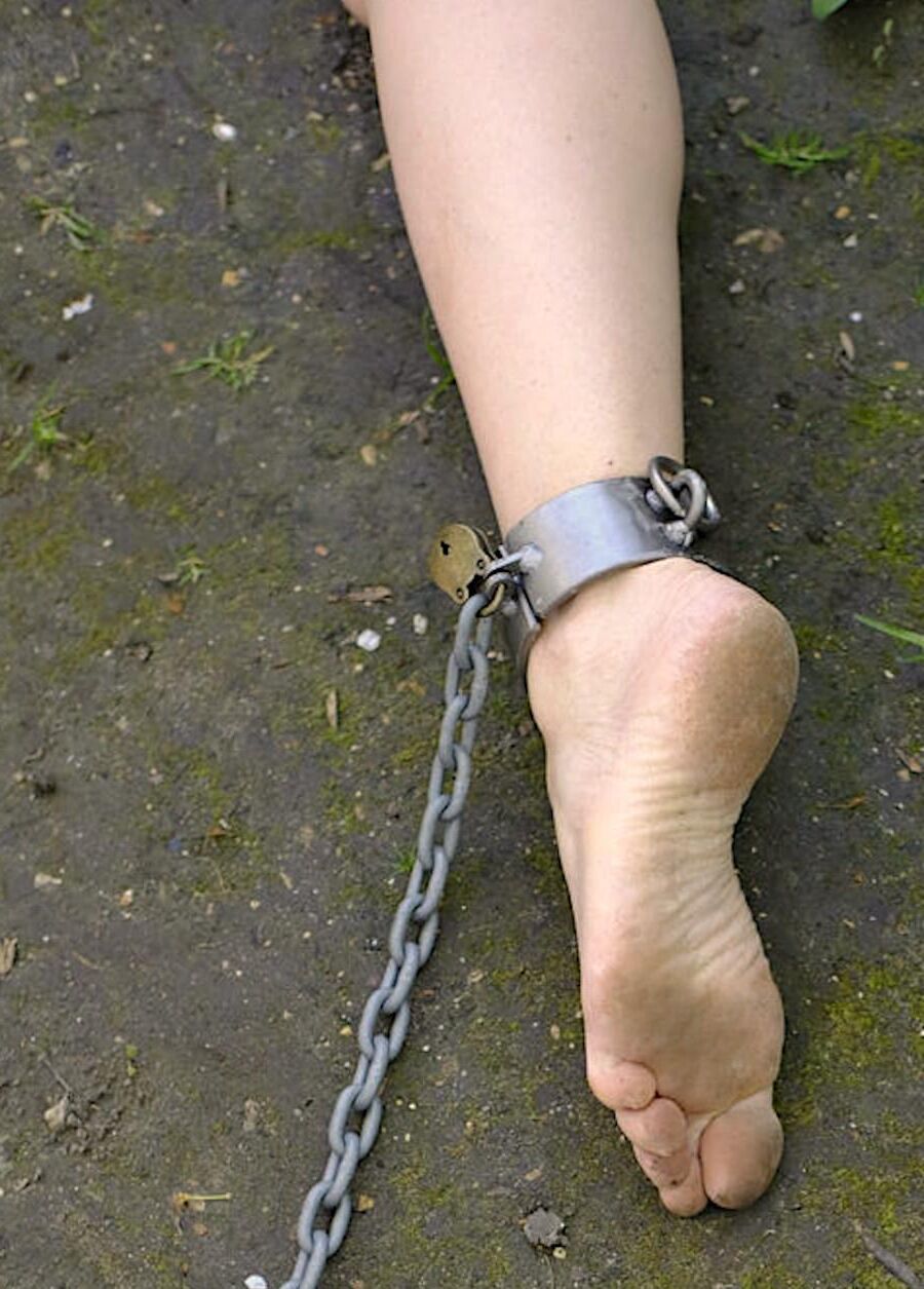 Her Feet in Bondage. 