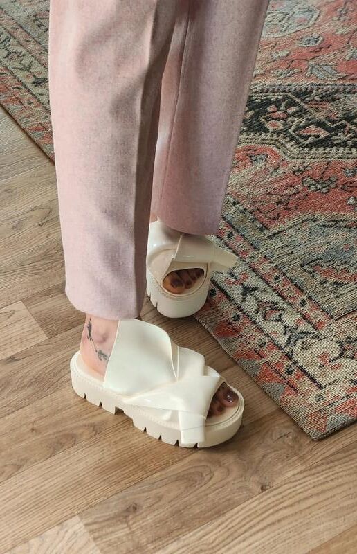 Feet with shoes for fap 