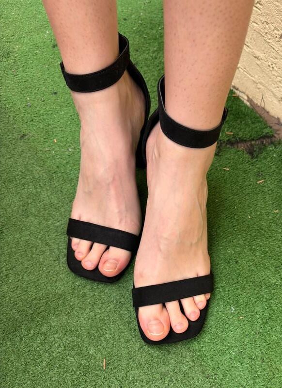 Feet with shoes for fap 