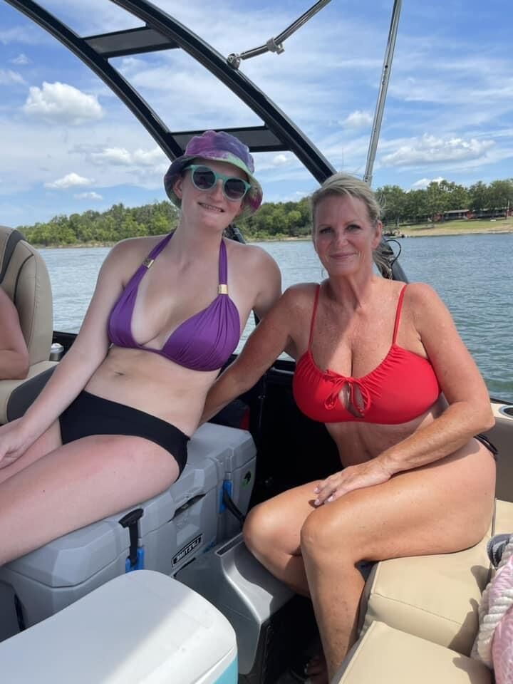 Yvonne and Sally mother/daughter lesbian couple w/friends