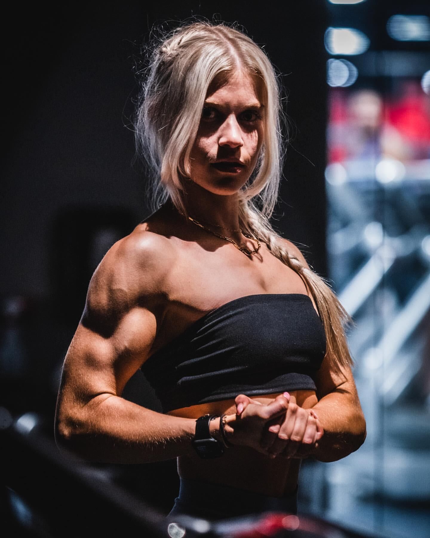Chicas musculares al azar