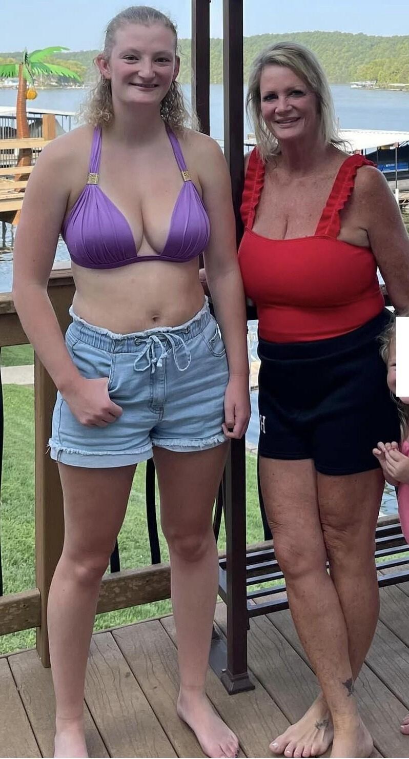 Yvonne and Sally mother/daughter lesbian couple w/friends