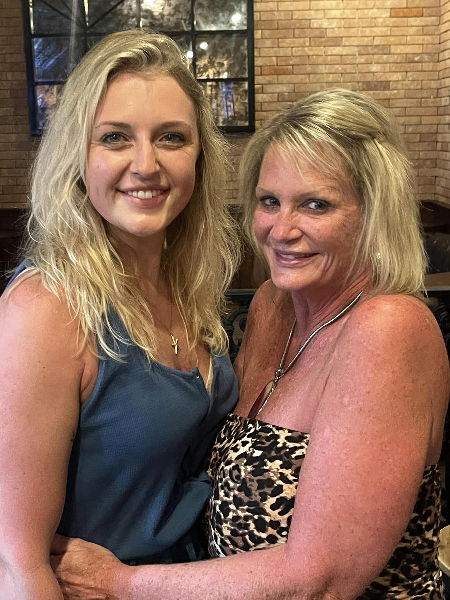 Yvonne and Sally mother/daughter lesbian couple w/friends
