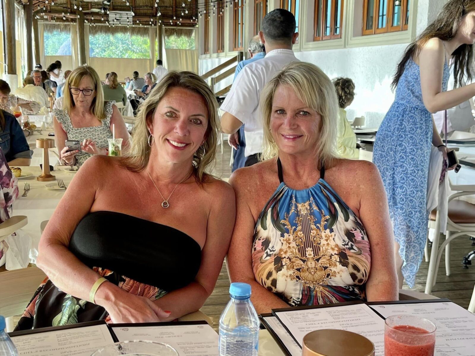 Yvonne and Sally mother/daughter lesbian couple w/friends