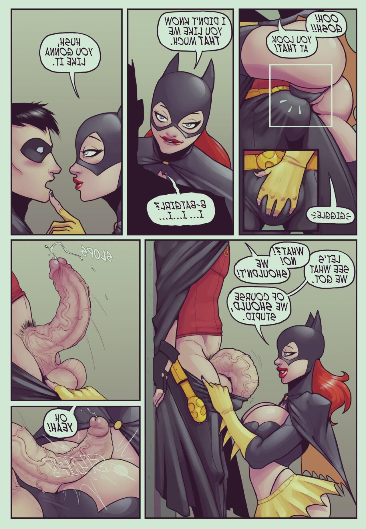 Porn comics Batgirl loves Robin