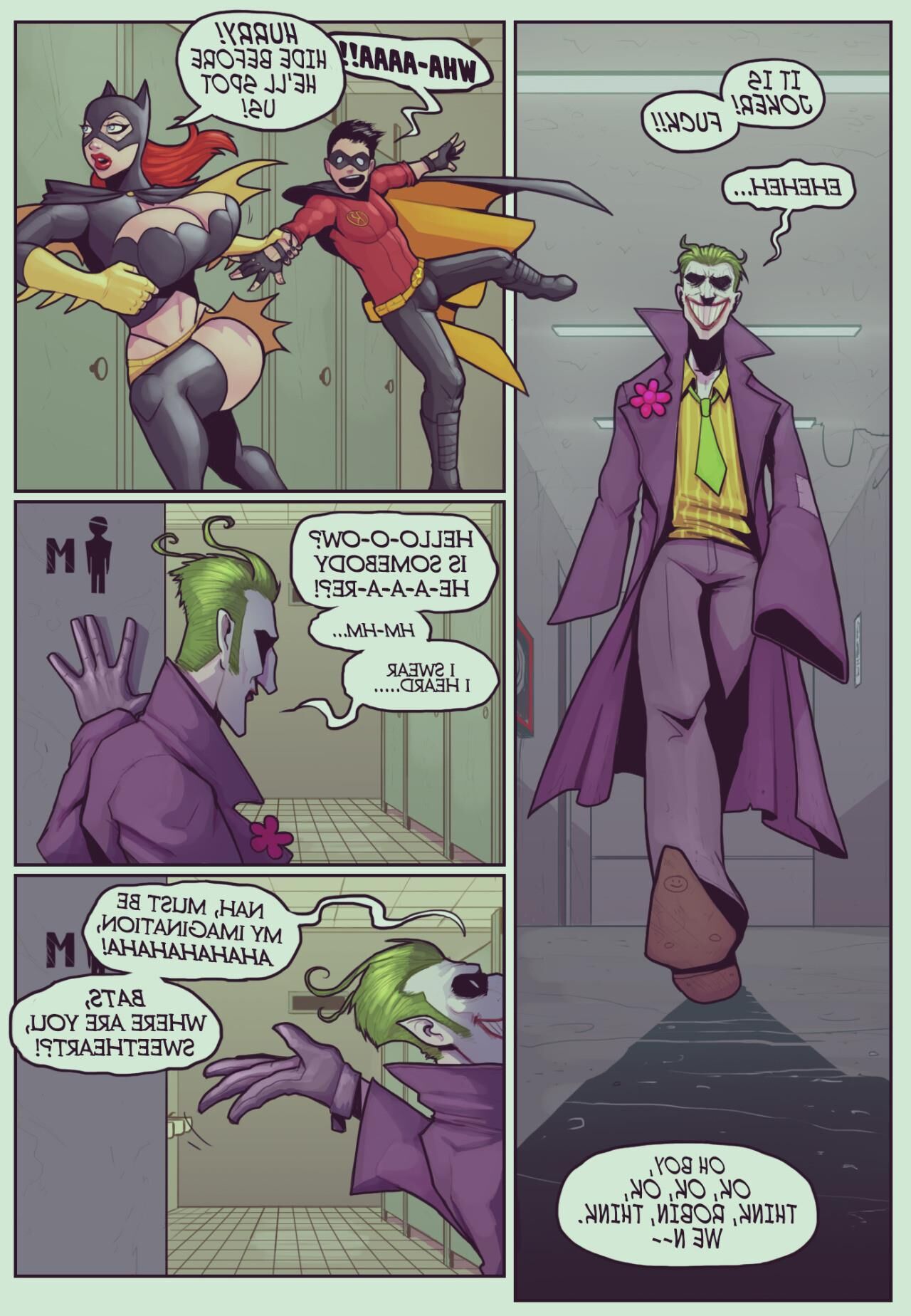 Porn comics Batgirl loves Robin