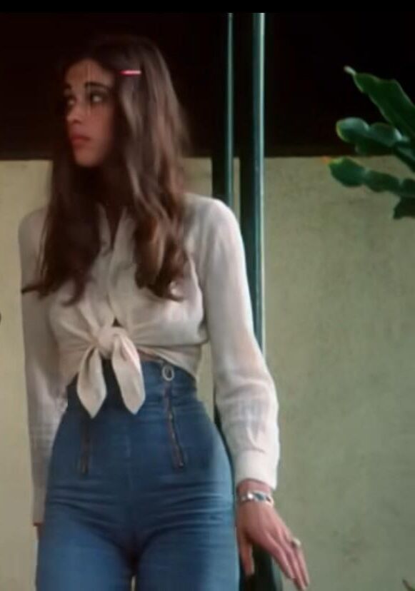 Chica tímida Vintage Cameltoe Jeans Teen Cutie Mary Swan Fuck