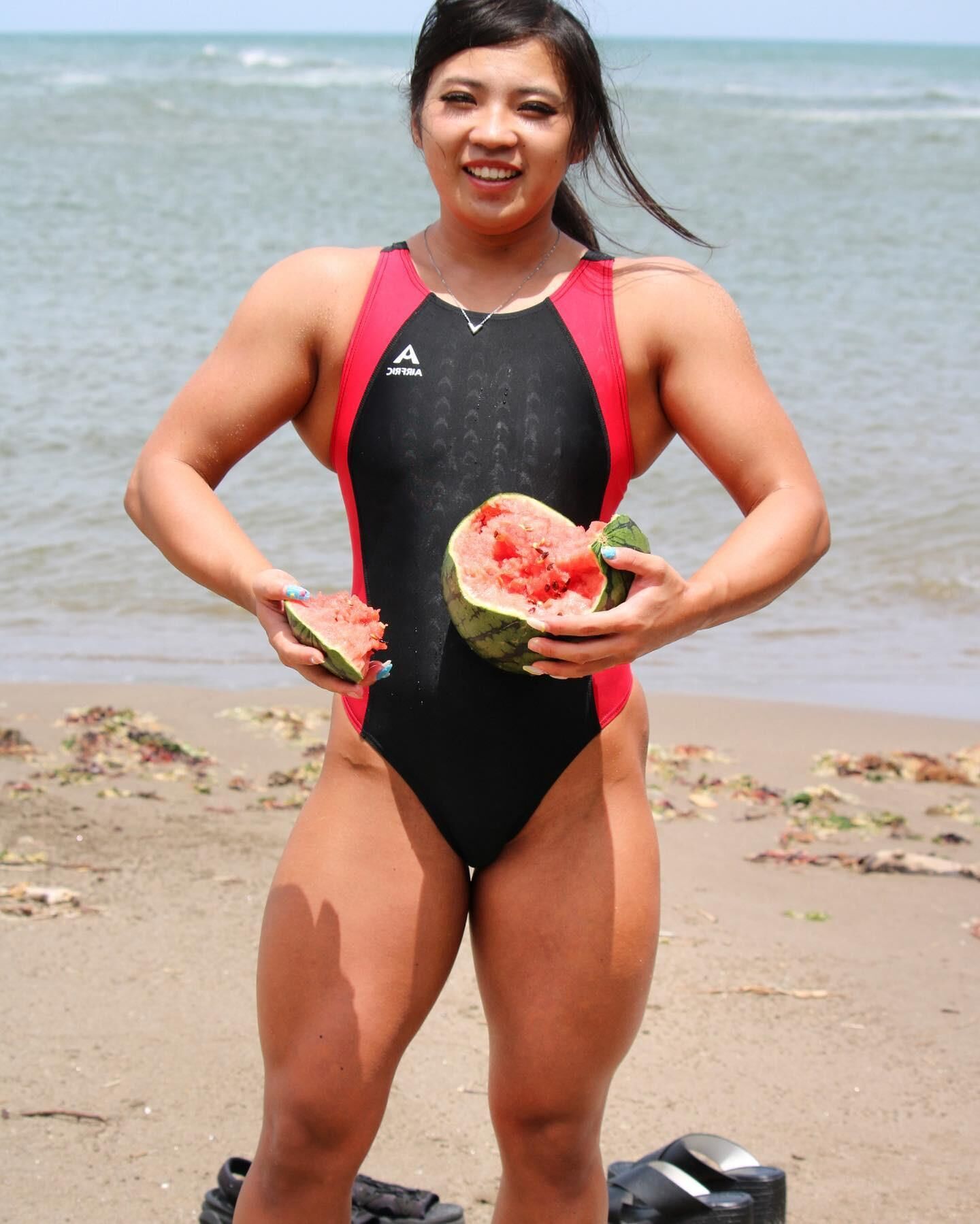 Chicas musculares al azar