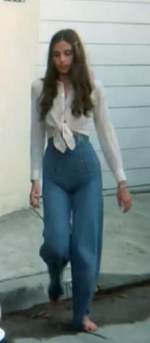 Chica tímida Vintage Cameltoe Jeans Teen Cutie Mary Swan Fuck