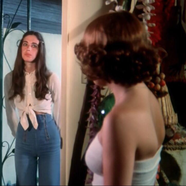 Chica tímida Vintage Cameltoe Jeans Teen Cutie Mary Swan Fuck