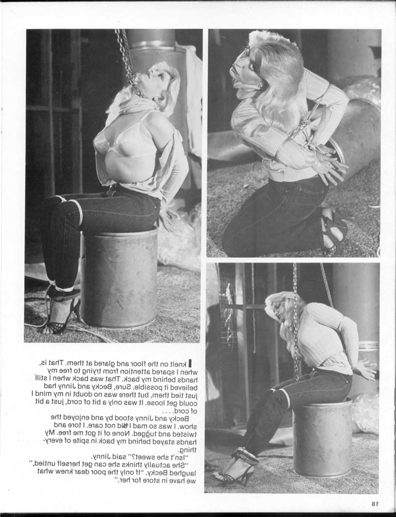 Volume de escravidão da mama no () (varredura de revista)