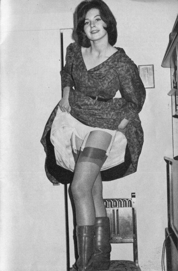 Filles en nylon vintage
