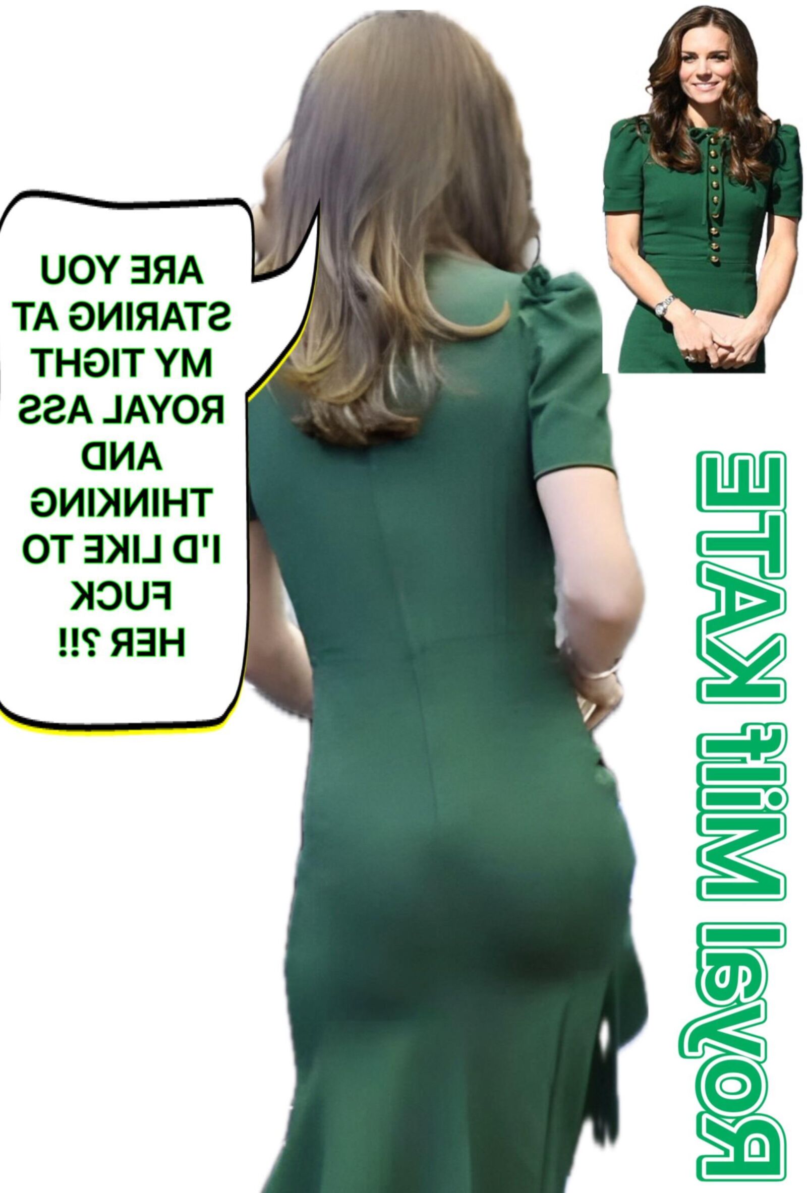 Royal Milf Cum Slut Princesa Kate Middleton também é apenas uma mulher