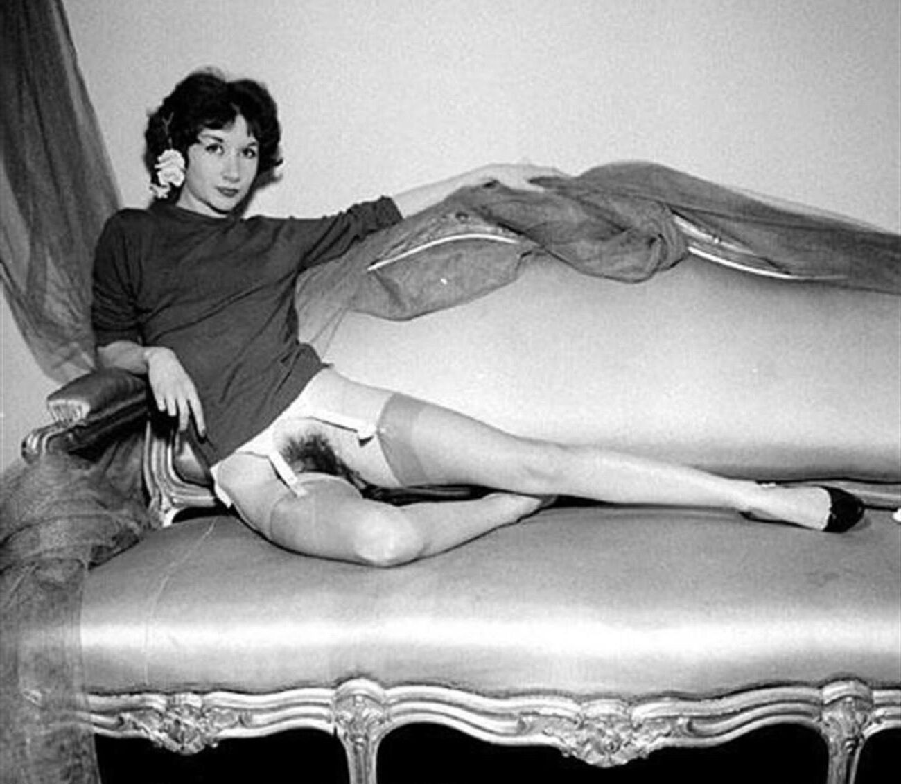 Filles en nylon vintage
