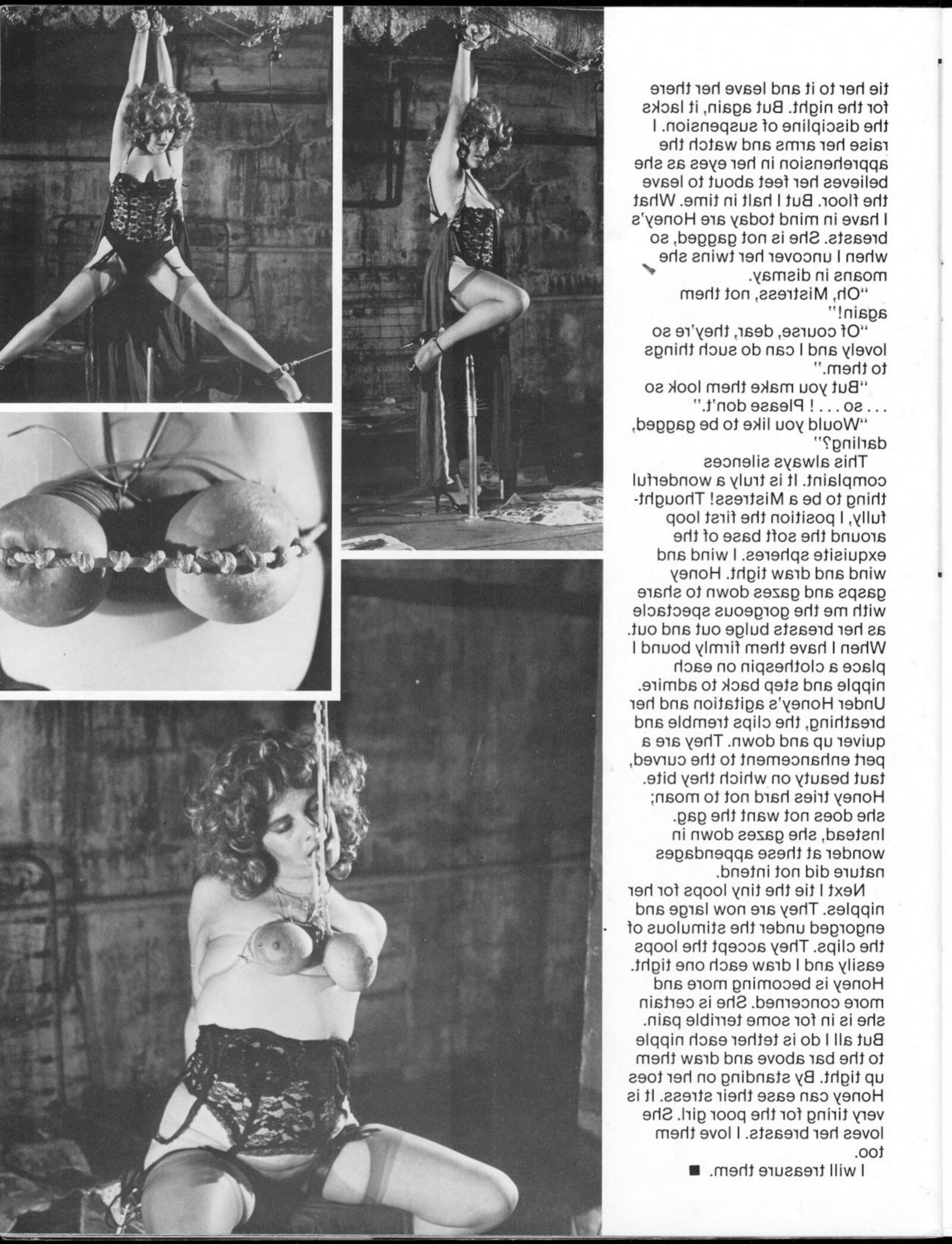 Volume de escravidão da mama no () (varredura de revista)