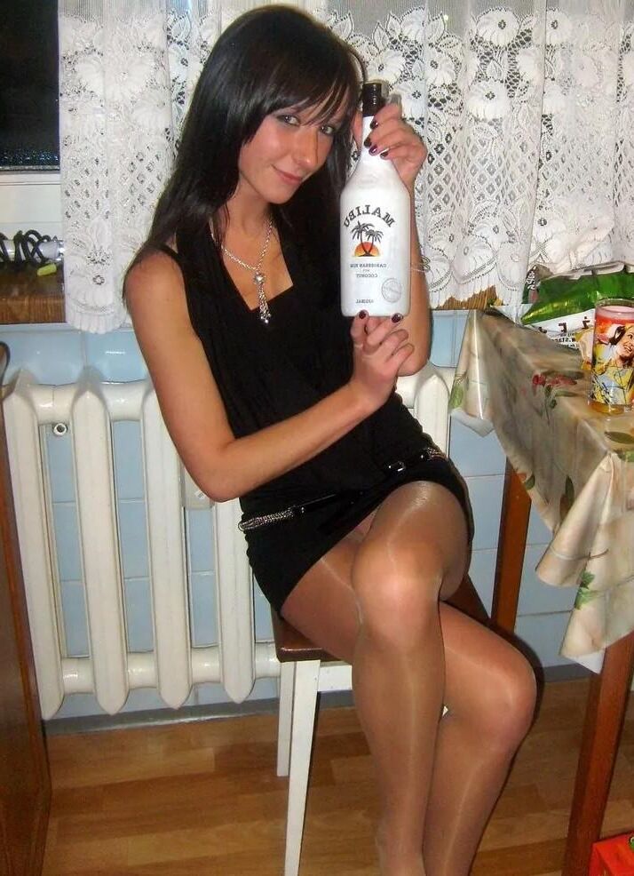 Amateurs dans des collants