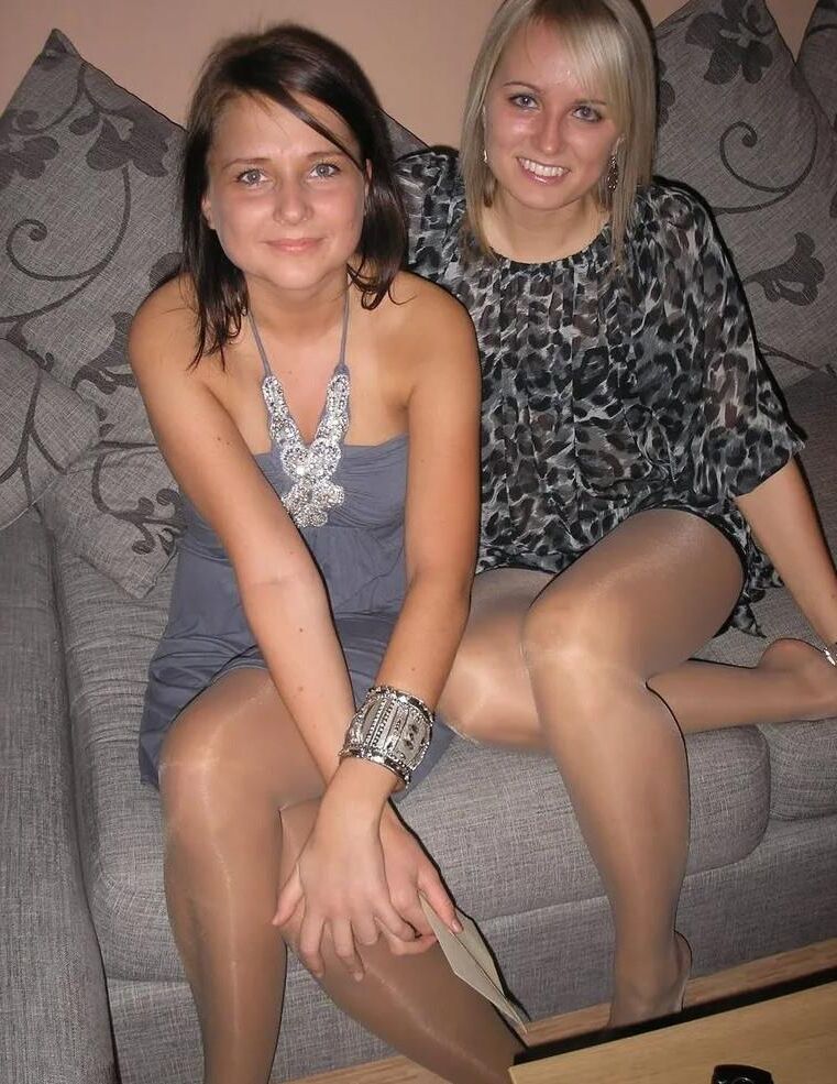 Amateurs dans des collants